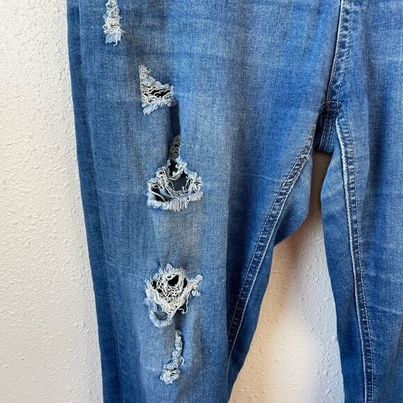 Wax Jean, Butt I Love You Distressed Denim Jegging Pants Size 13 EUC - Picture 6 of 7